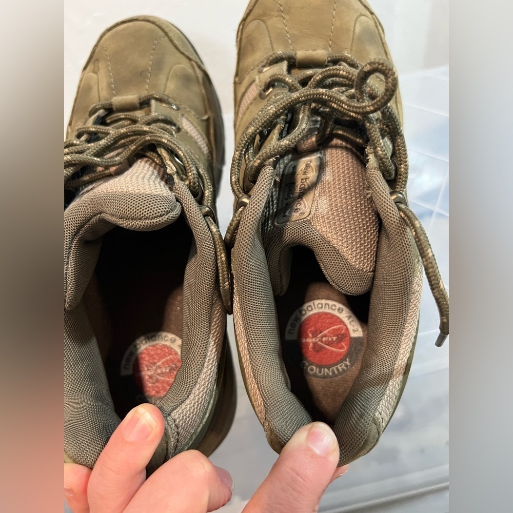 New Balance Green Athletic Shoes with Rugged Design hiking boots - Picture 12 of 13
